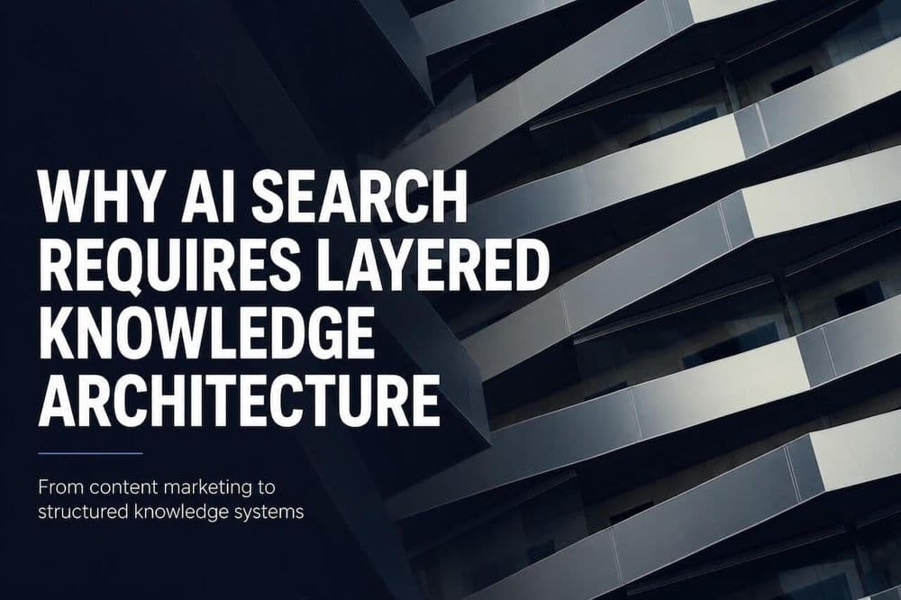 AI Search and Knowledge Architecture. Why Content Alone Is Not Enough